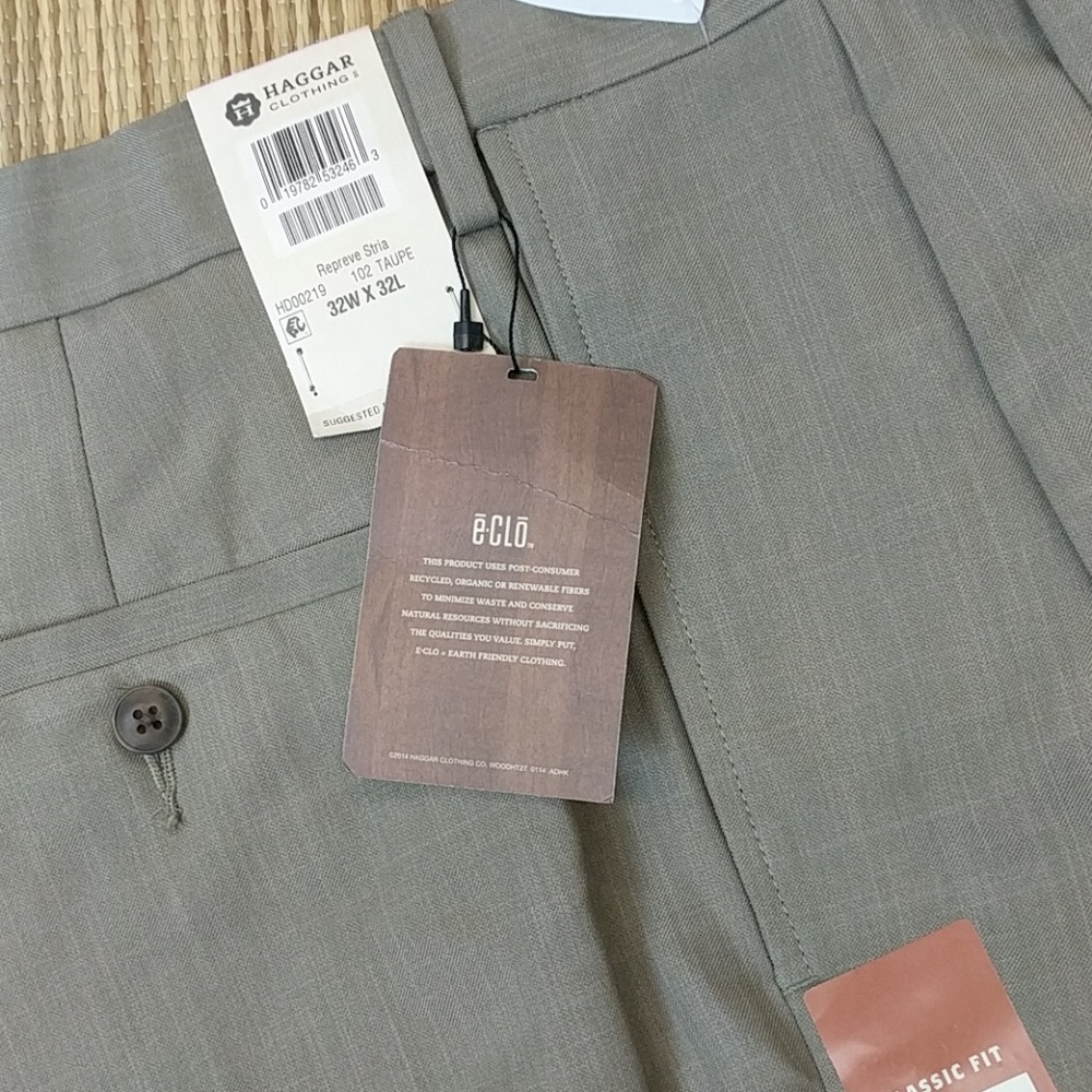 Haggar men's nwt dress pants 32x32